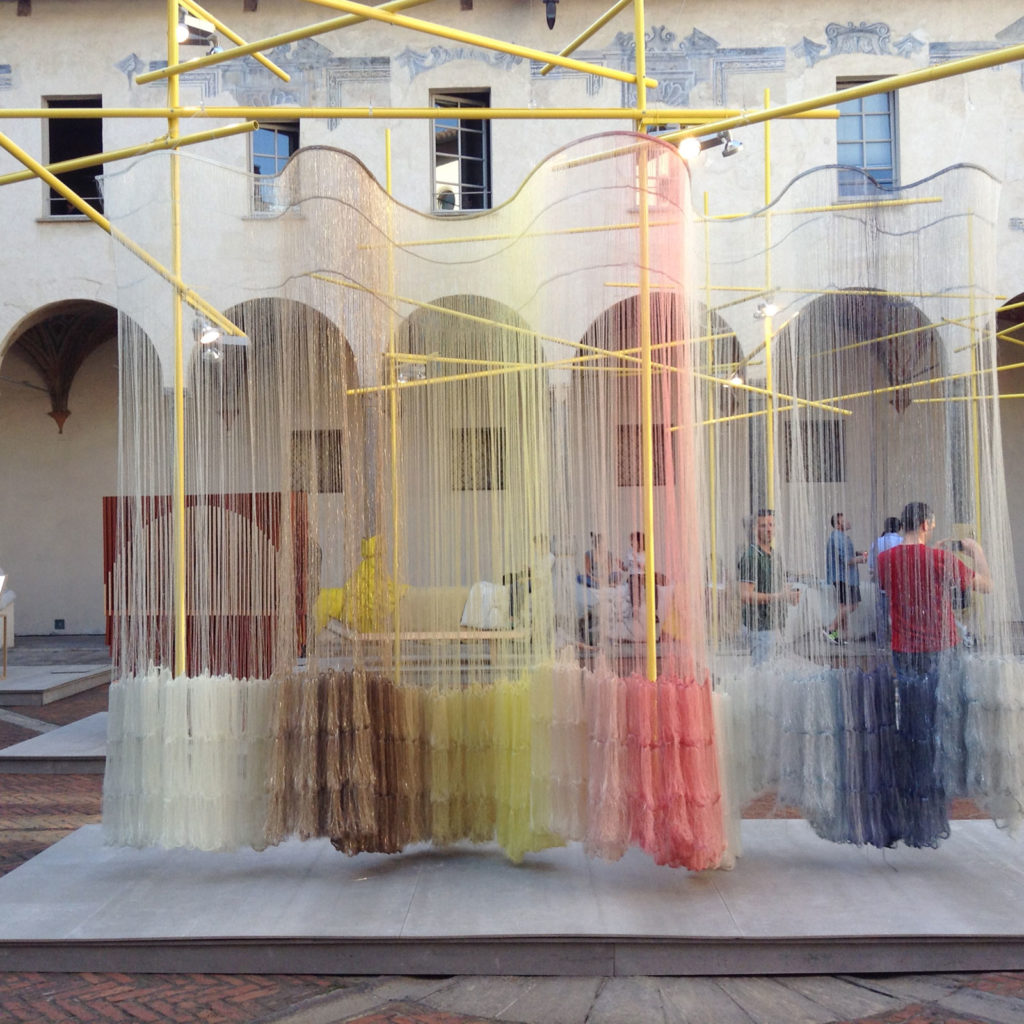 The installations in the cloisters at the University of Theology